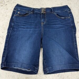 Torrid Dark Blue Jean Shorts